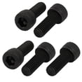 thumbnail image 1 of 5pcs M6x16mm Fully Thread 12.9 Grade Hex Socket Cap Left Hand Screw Bolt Black, 1 of 3