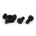 thumbnail image 1 of 5pcs M8x16mm Thread 12.9 Grade External Hex Head Left Hand Screw Bolt Black, 1 of 2