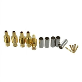 5pcs MCx Male Plug Straight RF Adapter Connector for RG179 Cable