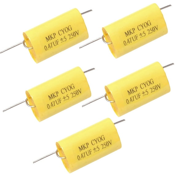 5pcs MKP Capacitor 0.47-47uf ±5% 250V - Audio Grade - Speaker Crossover Film Cap