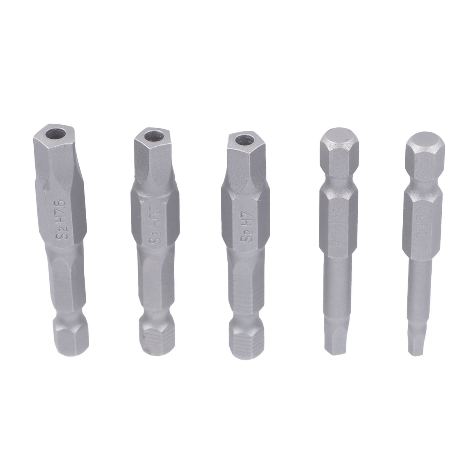 5pcs Pentagon Head Screwdriver Bits Set 1/4 Inch Hex Shank