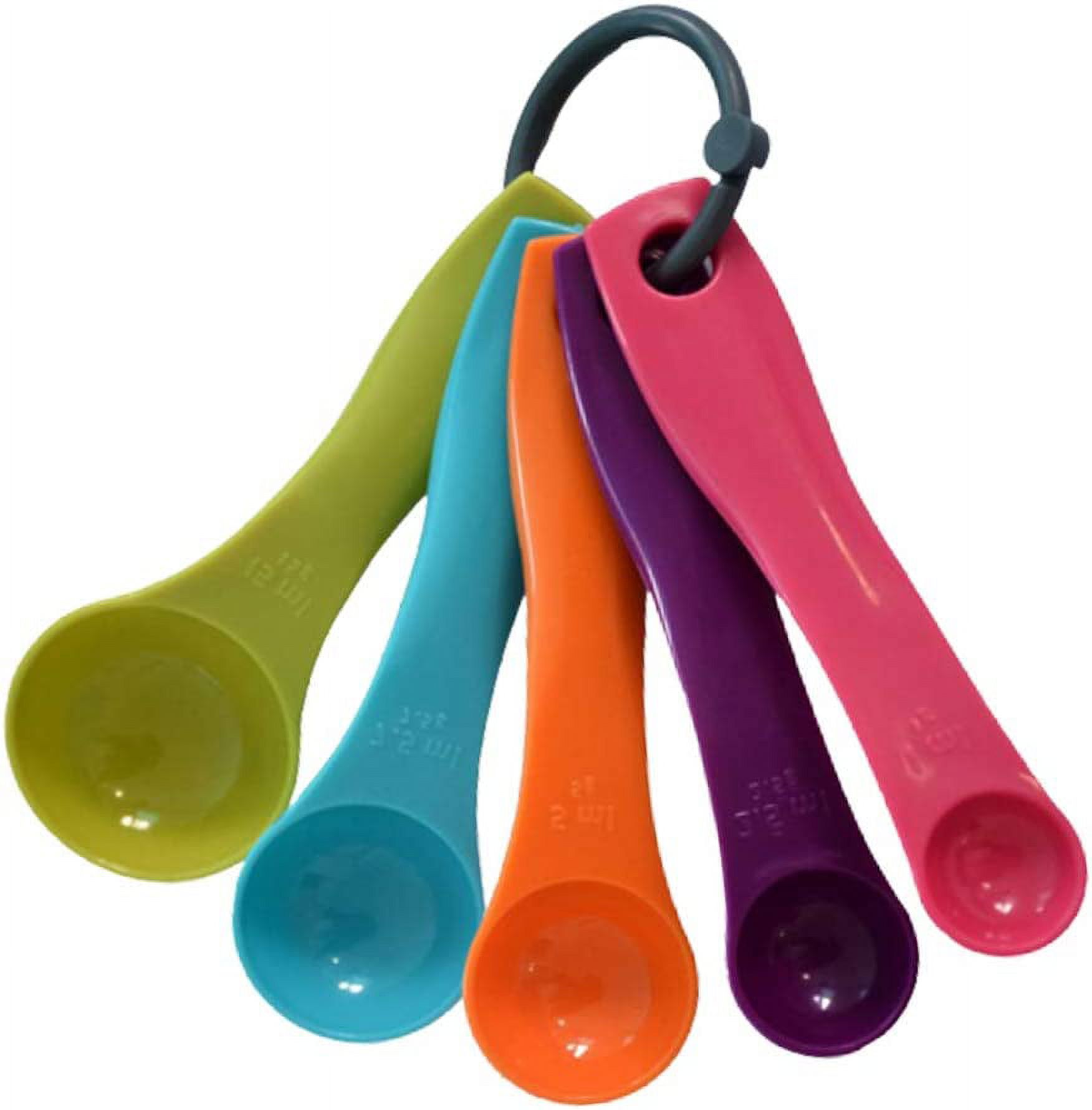 5pcs Measuring Spoon Kitchen Baking Weighing Tool Grams Spoon with Scale for Home Office Banquet