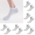 thumbnail image 1 of 5pcs Men Socks Thickening Short Socks for Sports Running Football Basketball, 1 of 9
