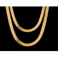 thumbnail image 1 of 5pcs Men Womens Stainless Steel Gold Twist Curb Link Chain Necklace 2-9mm, 1 of 7