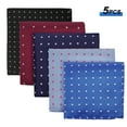 5pcs Men's Handkerchiefs, EEEkit 9.5''x9.5'' Polyester Pocket Squares
