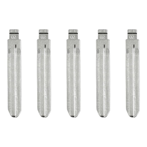5pcs Metal Car Flip Remote Folding Key Blank Blade for Toyota Camry