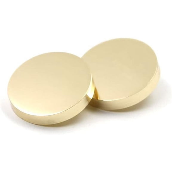 5pcs Metal Shank Sewing Buttons for Craft Button for Clothing Decoration DIY Handmaking Accessories (Golden, 18mm)