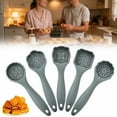 thumbnail image 1 of 5pcs Moon Cake Moulds for Baking Easy Demoulding Pastry Tools for Homemade and Festive Treats Grey, 1 of 7