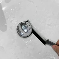 5pcs Multi-Purpose Hard Bevel Brushes – Durable Stiff Bristle Cleaning Tools for Tile Grout, Bathrooms, Kitchens, Floors & Appliance Gaps – Black