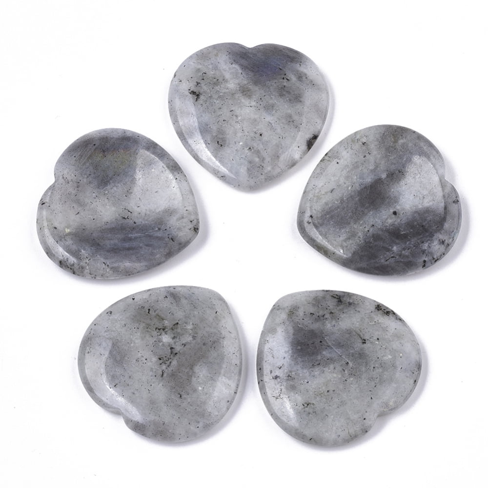 Black Obsidian Crystal Worry Stone - Tumbled Palm Stone For Healing, Meditation & Decoration