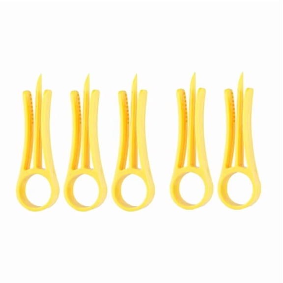 5pcs Network Cable Untwist Tool, Wire Straightener for CAT5/CAT5e/CAT6/CAT7 Wires Pair Separator Tools Yellow,5 x Wires Separator Tools,Yellow
