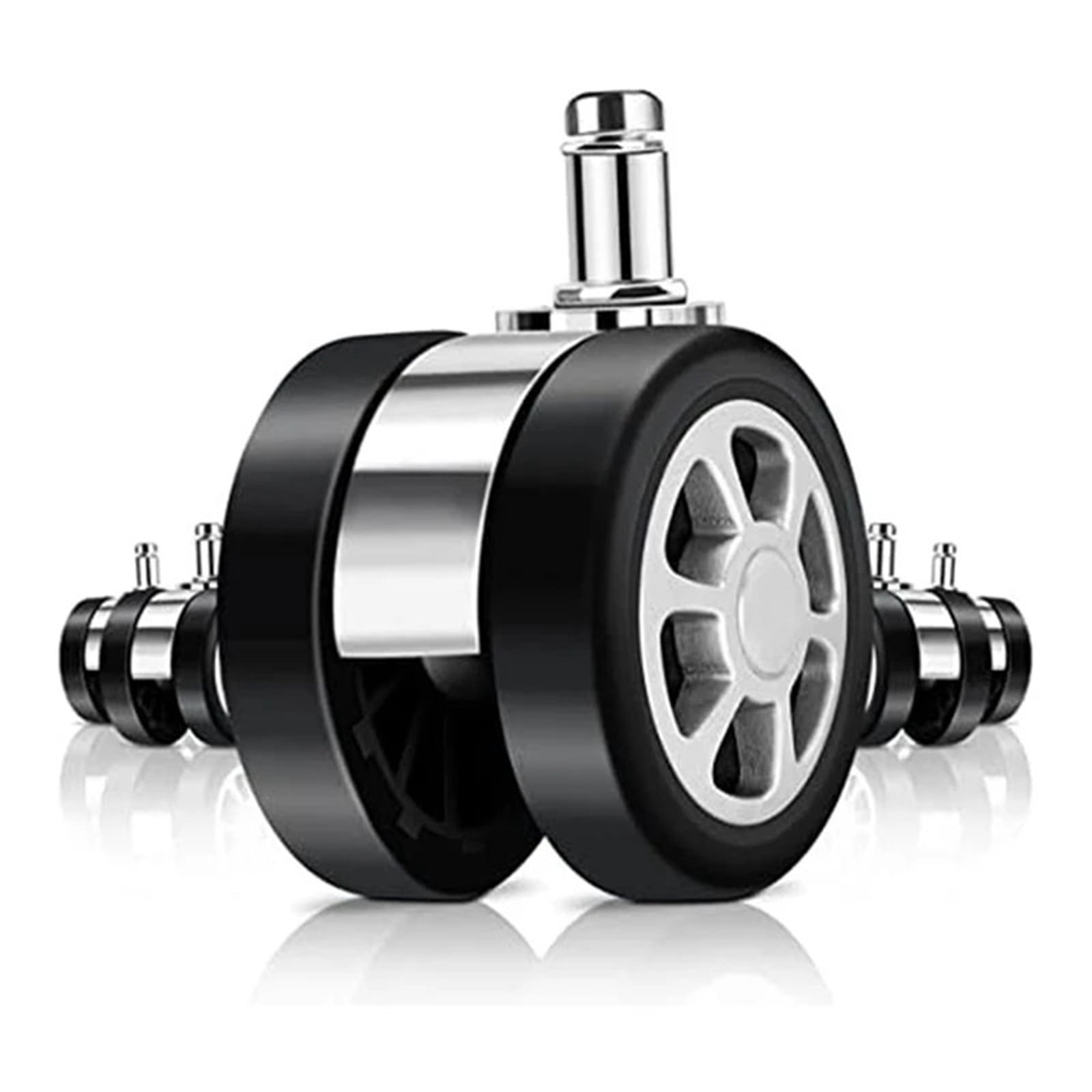 5pcs Office Chair Caster Wheels Replacement Spare Parts Caster Desk Chair Wheels, Rolling Wheels , Chair Casters For Hardwood Floors ,Multiple Uses