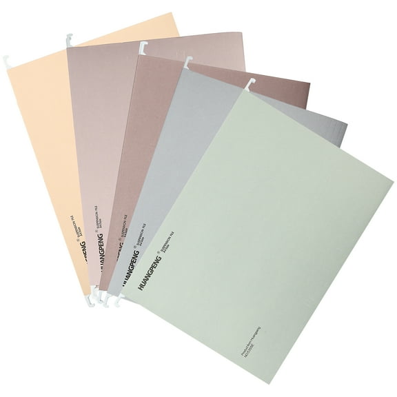Supvox Stable Anti-Wear Multi-Tier Hanging File Folders in Assorted Colors for Home Office