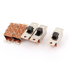5pcs PCB DIY DPDT 3 Position Slide Switch 250V 3A 125V 6A