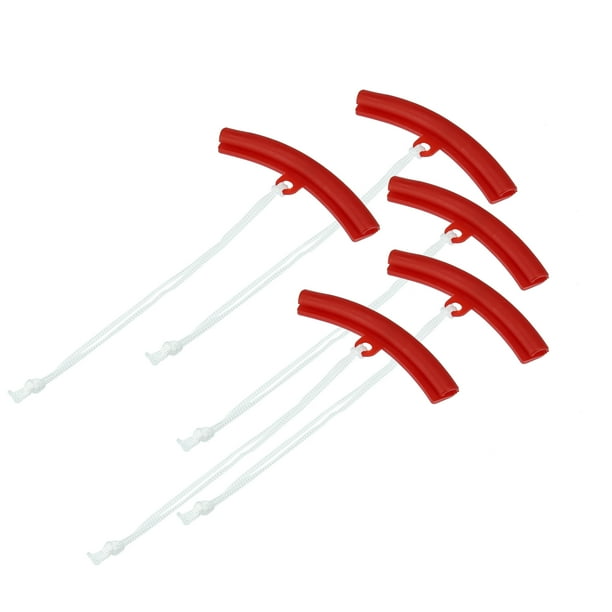 5pcs PVC Wheel Protector Tire Changing Rim Edge Savers Tyre Changer Guard Rim Tools for Motorcycle Car ATV Red