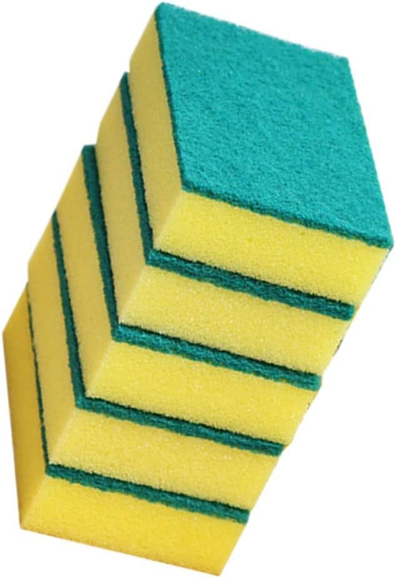 5pcs Pan Scrubber Heavy Duty Scrub Sponge Dishwashing Brushes Silicone