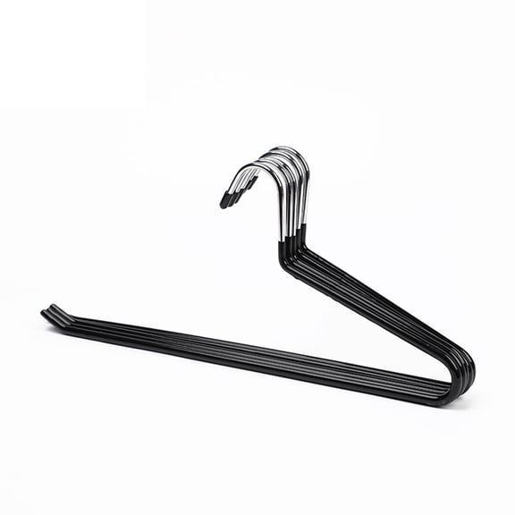 5pcs Pants Hangers Hanger Trouser Slack Hangers Space Saving Pants Hangers Non Slip Easy-Slide for Men Women