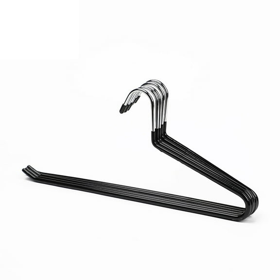 5pcs Pants Hangers Jeans Hanger Trouser Slack Hangers Space Saving Pants Hangers Non Slip Easy-Slide for Men Women