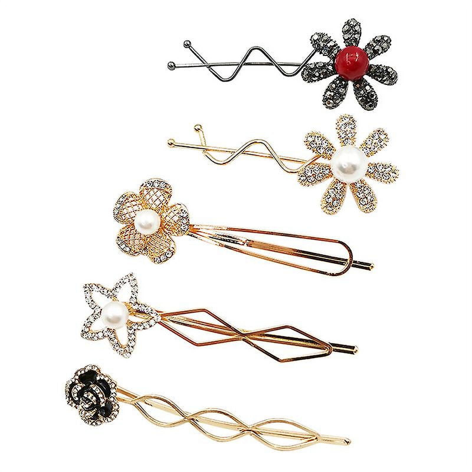 5pcs Pearl Hair Clip