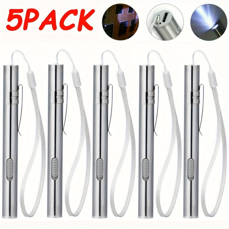 china rechargeable pen flashlight NICRON B73R Flashlights 90 Degree Rotatable 300 Lumen 4 Modes with SOS Flashlight, IPX4 Waterproof, Magnetic Light for 1000 (High) /600 (Medium) /100 (Low) Continuous use time (h) Rechargeable Medical Dual LED Penlight