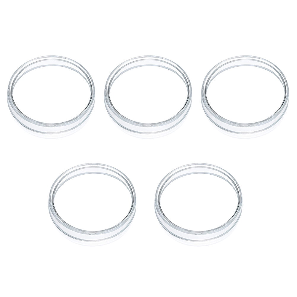 5pcs Petri Dishes Glass Petri Dish Container High Borosilicate Culture ...