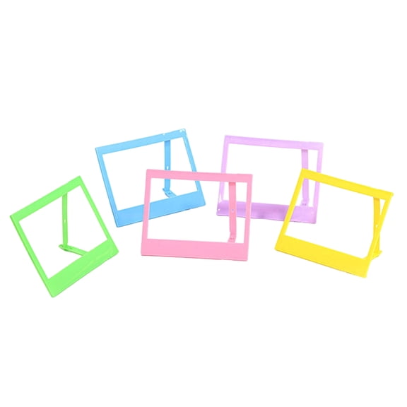 5pcs Photo Frame Mini Desktop Display Picture Frame Holder for Wide Camera Photo Holder Keepers for Home Decorations