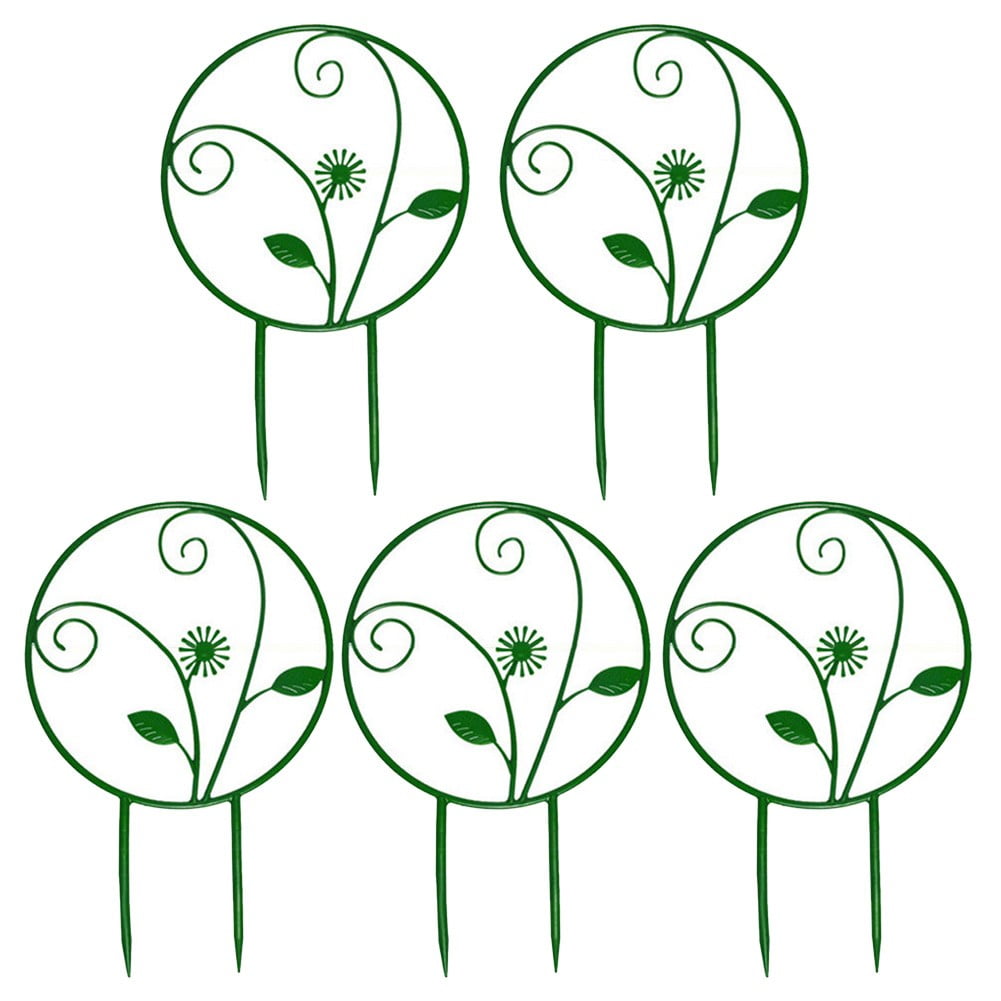 5pcs Plants flower lattice creative potted plants lattice circular
