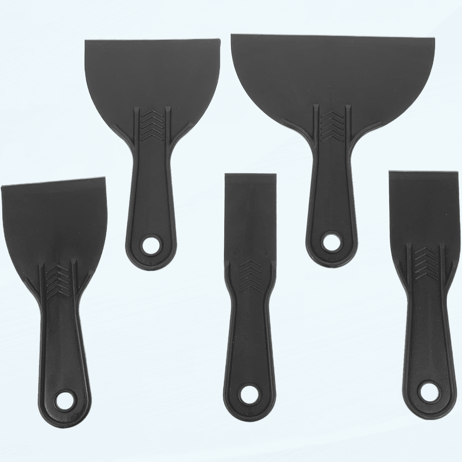 5pcs Plastering Film Scraper Auto Tools Plastic Paint Scraper Paint