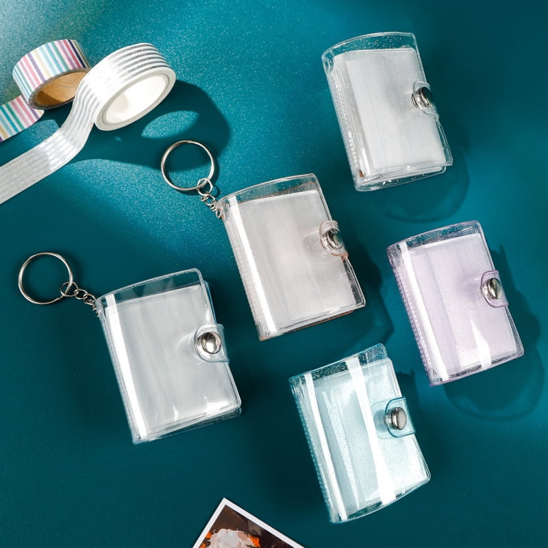 5pcs Plastic Keychain Gift Photo Keychain Plastic Keyring Key Holder