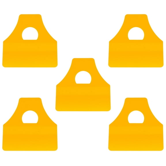 5pcs Plastic Mini Squeegee with Hole Car Vinyl Scraper Decal Applicator