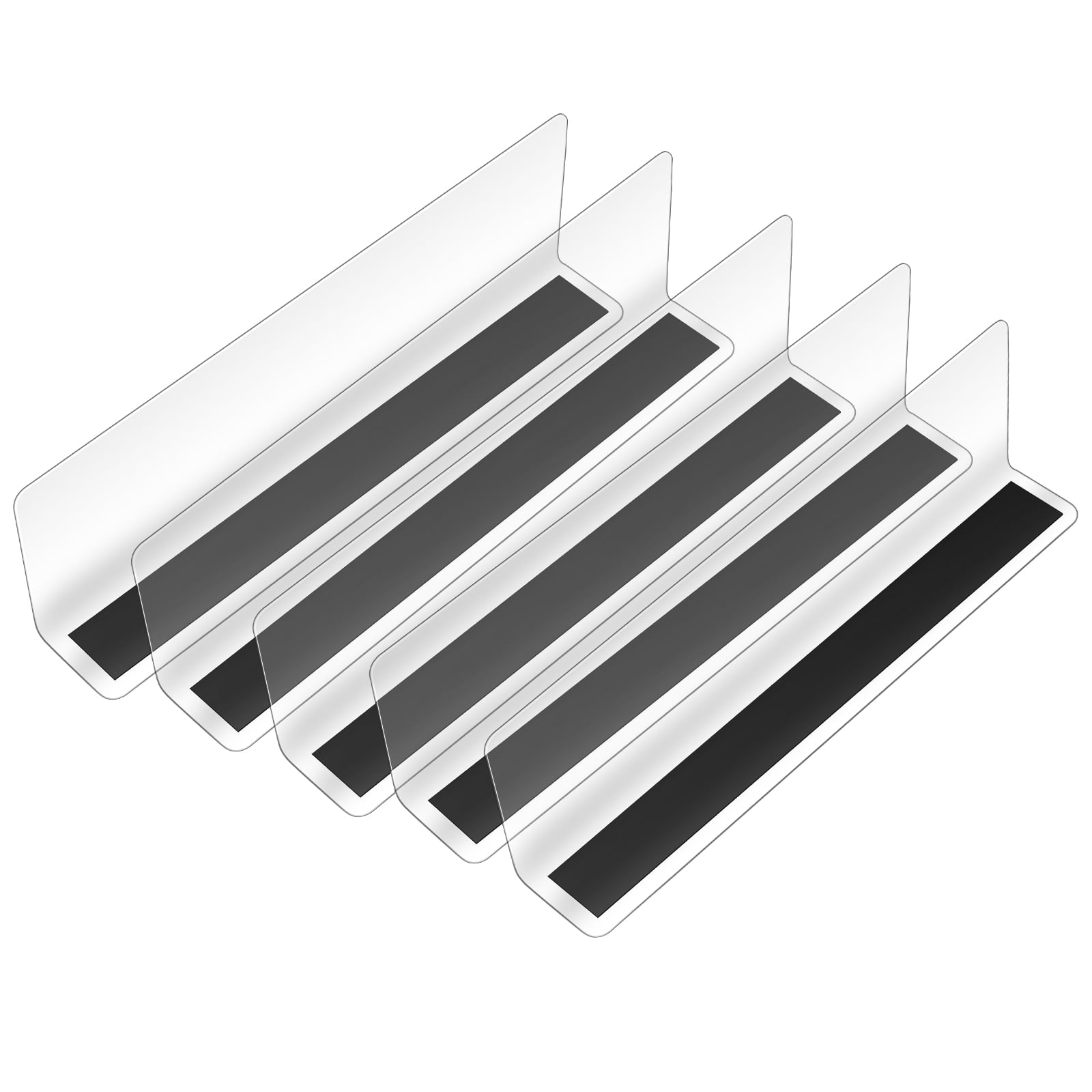 5pcs Plastic Shelf Dividers Supermarket Shelf Organizers Commodity