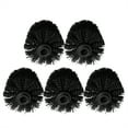 5pcs Plastic Toilet Brush Heads Ball Replacement Toilet Brush Heads for