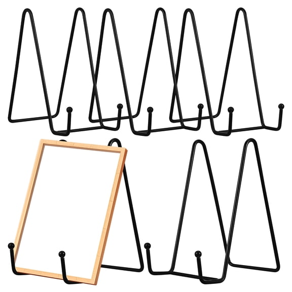 5pcs Plate Display Stands Metal Book Display Stand Platter Display Stand Display Holders