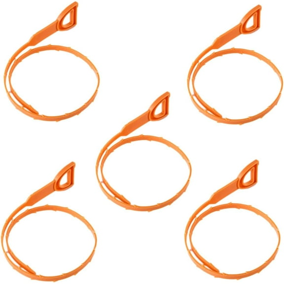 5pcs Plumbing Tools Drain Clog Remover Hair Clog Removal Tool Drain Remover Sink Cleaner Clearer Anti-Blocking Unclog Drain Auger