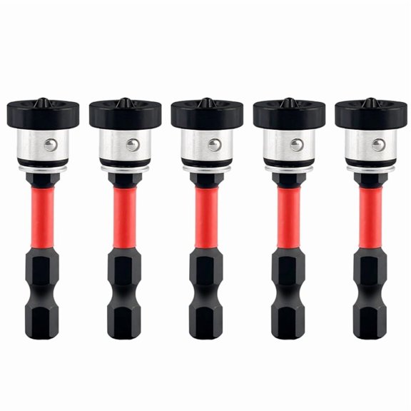 5pcs Positioning Screwdriver Bits Drywall Screw Bits 50mm Magnetic Positioning Screwdriver Bits for Plasterboards