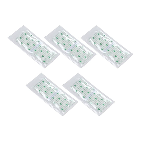 5pcs Postpartum Wound Tape Soft PU Breathable Self Adhesive Waterproof Shower Patch Blue