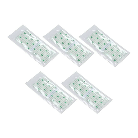 5pcs Postpartum Wound Tape Soft PU Breathable Self Adhesive Waterproof Shower Patch Blue