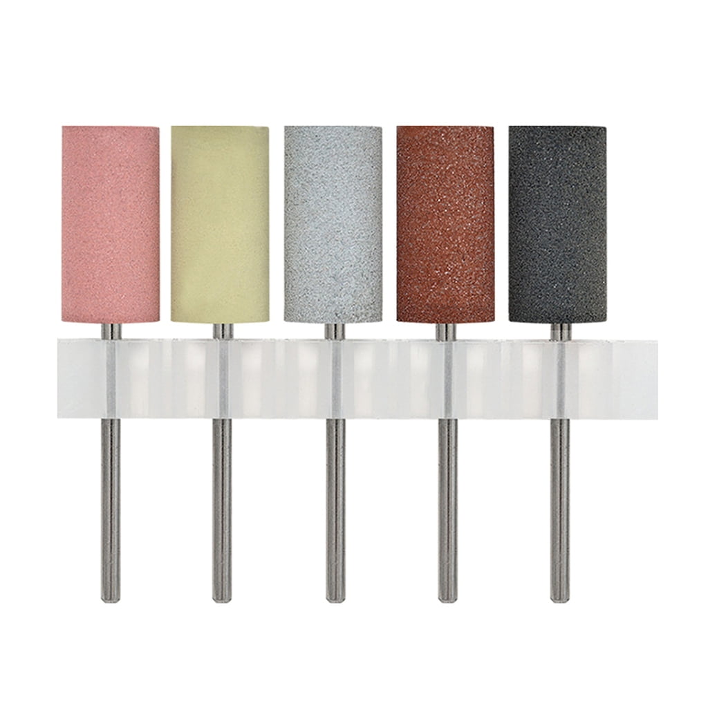 5pcs Practical Silicone Nail Buffing Tools Electric Nail Drill Bit For ...