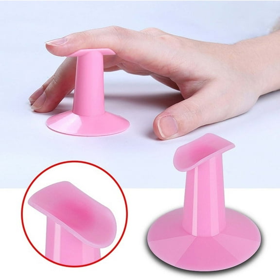 5pcs Professional Nail Art Painting Tools Finger Stand Support Manicure Tools Plastic Finger Makeup Rest Holder for Women DIY Nail Art Salon