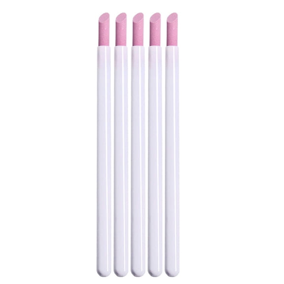 5pcs Quartz Stone Scrub Nail File Rods Cuticle Remover Dead Skin Remover Perfect Gift Lightweight Portable Handy Use Manicure Tools