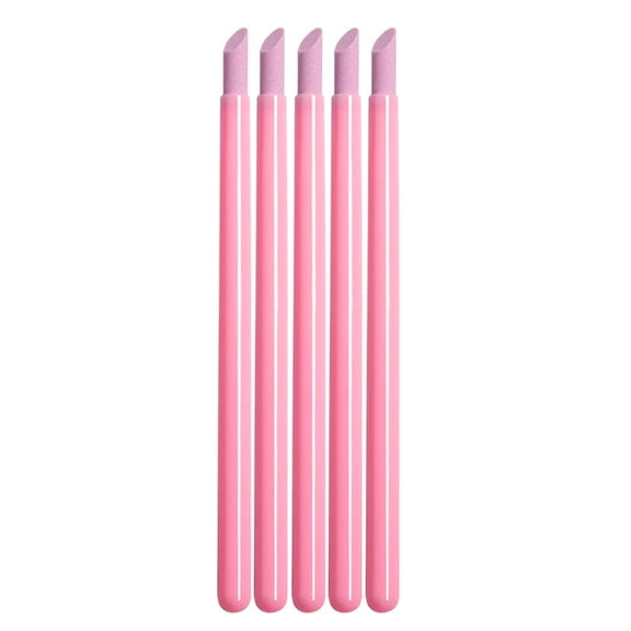 5pcs Quartz Stone Scrub Nail File Rods Cuticle Remover Dead Skin Remover Perfect Gift Lightweight Portable Handy Use Manicure Tools