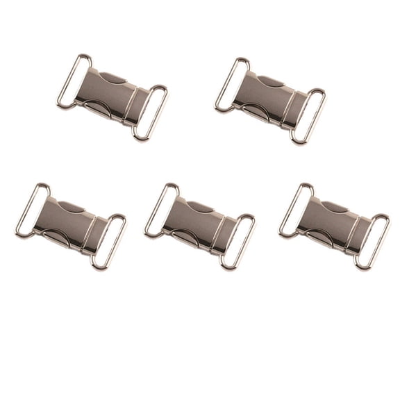 5pcs Quick Release Side-Open Buckles, for DIY Craft Weaving Bracelets Backpack Accessories, Heavy-Duty Safety Fasteners, Inner Diameter 0.59inch