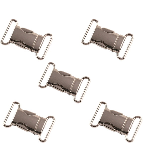5pcs Quick Release Side-Open Buckles, for DIY Craft Weaving Bracelets Backpack Accessories, Heavy-Duty Safety Fasteners, Inner Diameter 0.79inch