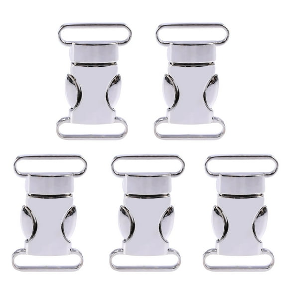 5pcs 20mm Zinc Alloy Quick Side Release Buckles for Nylon Strap Webbing Craft Survival Paracord Bracelet Collar Backpack