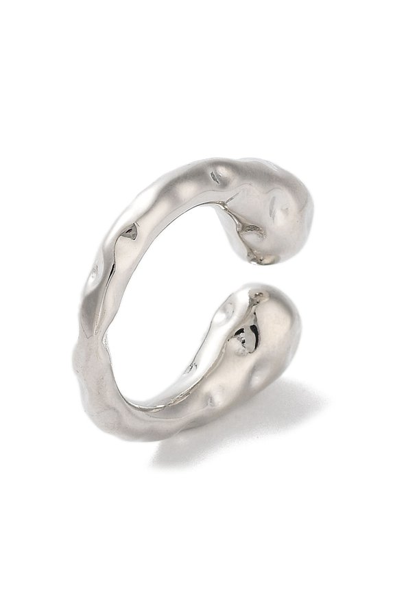 5pcs Rack Plating Brass Cuff Rings Long-Lasting for Women Lead Free & Cadmium Free Size 6 3/4(17.1mm)