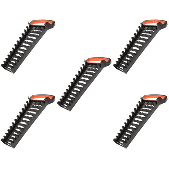 5pcs Ratcheting Wrench Holder Multi-slots Wrench Organizer Combination Wrenches Bracket(12 slots)