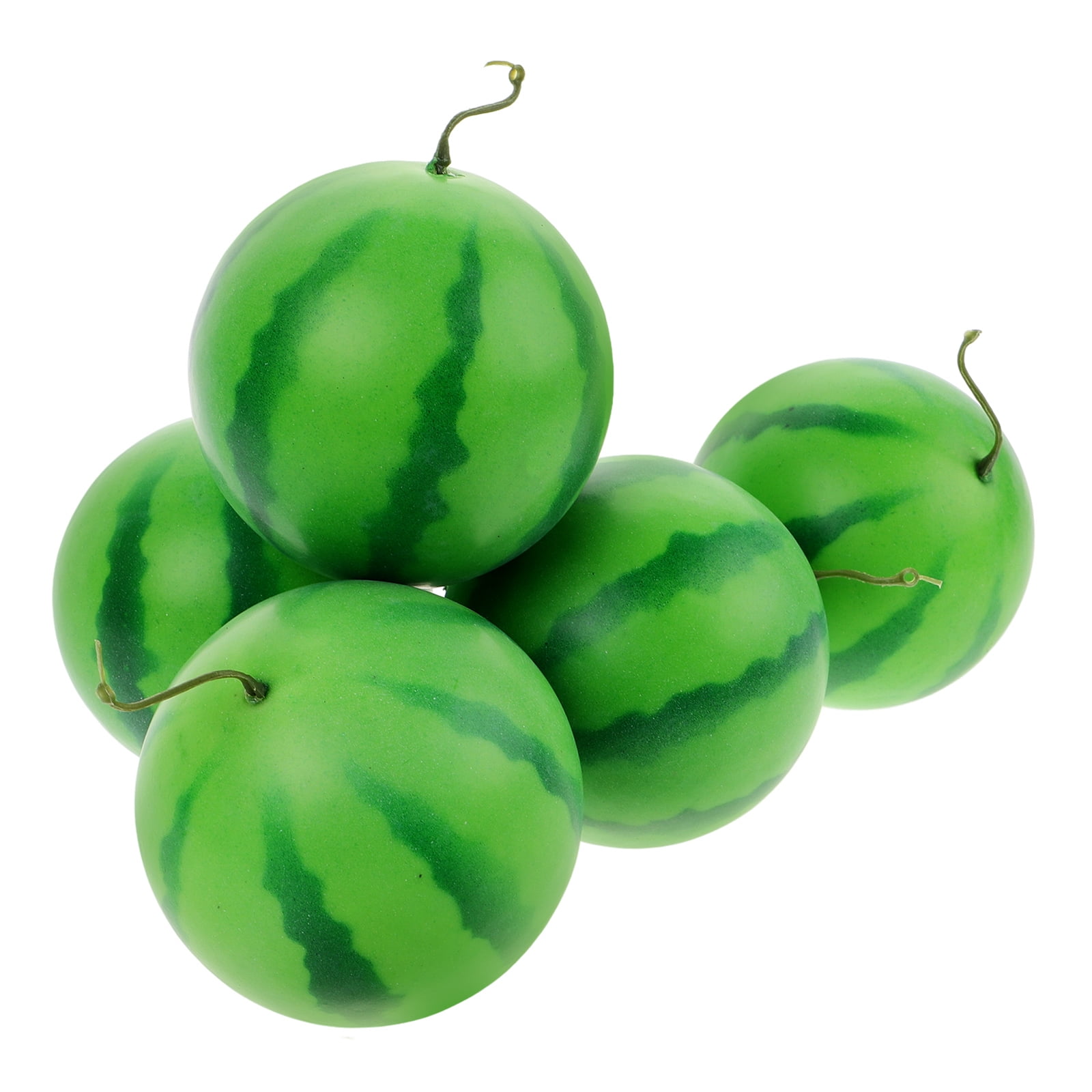 5pcs Realistic Watermelon Simulation Fruit Watermelon Fake Watermelon ...