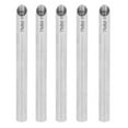 5pcs Receiving Tubes Medical Grade Stainless Steel Holding Piercing Tool for Ear Body Nose Lip