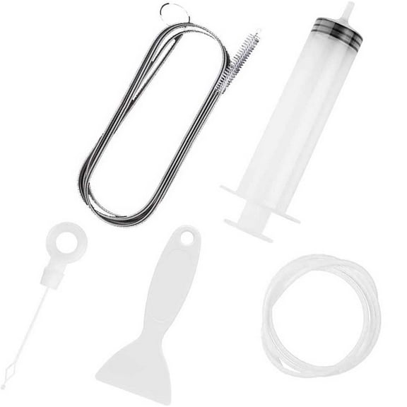 5pcs Refrigerator Drain Hole Clog Remover Cleaning Tool,Reusable Fridge Dredging Kit,Universal Drain Pipe Cleaning Brush