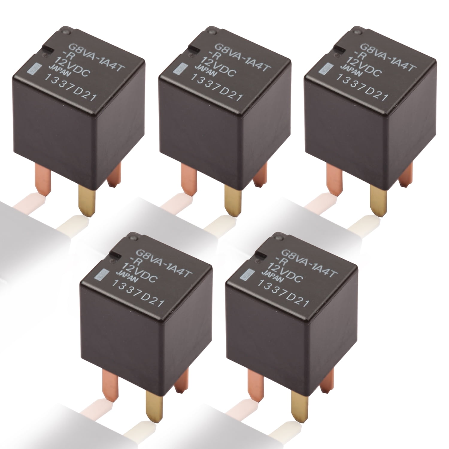 Relais Moto G8H-1C4T-R-12VDC 5 Broches - Relais Électrique 12V 4/5 Pins Compatible